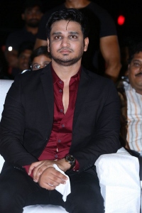 Actor Nikhil Siddharth @ Karthikeya 2 100 Crore Celebrations Kurnool Photos