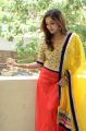 Actress Karunya Chowdary Photos in Yellow Red Salwar Kameez