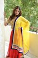 Actress Karunya Chowdary Photos in Yellow Red Salwar Kameez