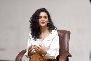 Actress Kashish Khan Photos @ Anubhavinchu Raja Movie Interview