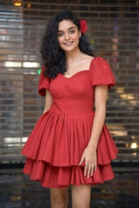 Actress Kashish Khan Photos in Red Short Skirt