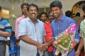 Producer S Nandagopal, Soori @ Kaththi Sandai Movie Pooja Stills