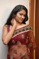Cute Actress Kausalya Hot Photos in Transparent Saree