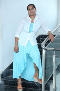 Actress Kavya Kalyanram Photos @ Masooda Movie Team Meet