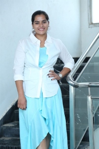 Actress Kavya Kalyanram Photos @ Masooda Movie Team Meet