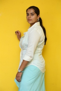 Actress Kavya Kalyanram Photos @ Masooda Movie Team Meet