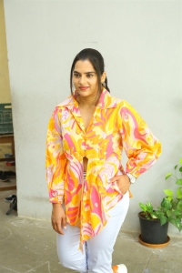 Actress Kavya Kalyanram Pics @ Ustad Movie Interview