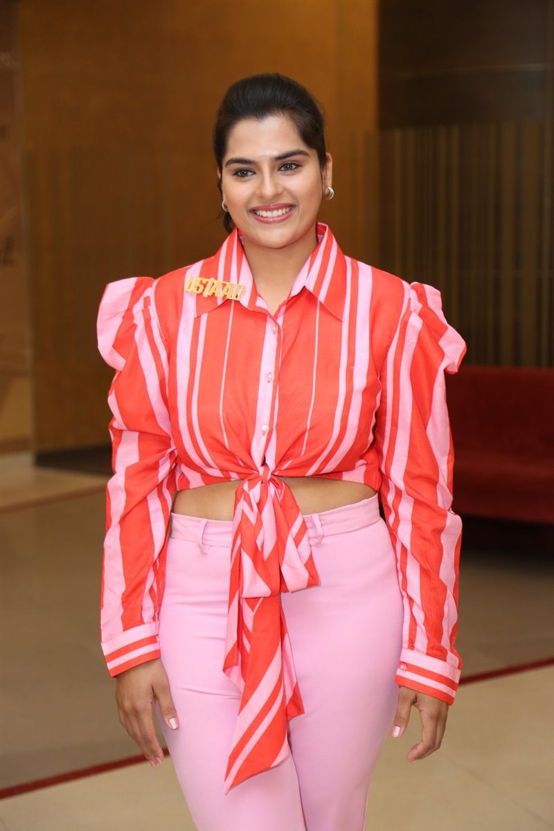 Actress Kavya Kalyanram New Stills @ Ustaad Trailer Launch