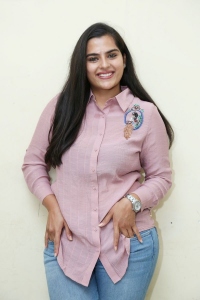 Actress Kavya Kalyanram Pics @ Masooda Press Meet