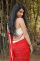 Actress Kavya Singh Hot Spicy Red Saree Photos
