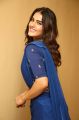 Actress Kavya Thapar Blue Saree Photos @ Market Raja Movie Audio Launch