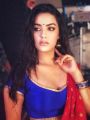 Actress Kavya Thapar Red Half Saree Photos