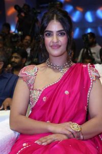 Actress Kavya Thapar Saree Pictures @ Viswam Pre Release Event