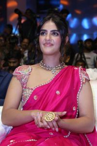 Actress Kavya Thapar Saree Pictures @ Viswam Pre Release Event