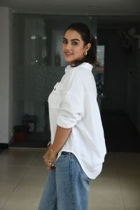 Actress Kavya Thapar Images @ Viswam Movie Success Celebrations