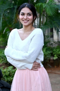 Actress Kayadu Lohar Photos @ Puli Movie Press Meet