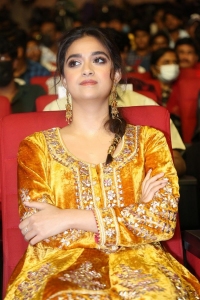 Actress Keerthi Suresh New Pics @ Aadavaallu Meeku Johaarlu Pre-Release