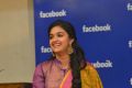 Actress Keerthi Suresh Cute Smile HD Images @ Facebook Office