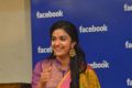 Actress Keerthi Suresh Cute Smile HD Pics @ Facebook Office