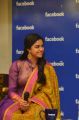 Actress Keerthy Suresh Cute Smile Images at Facebook Hyderabad Office