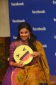 Actress Keerthy Suresh Cute Smile Images at Facebook Hyderabad Office
