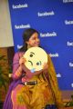 Actress Keerthi Suresh Cute Smile Images @ Facebook Office