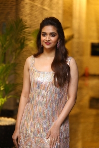 Actress Keerthy Suresh Pics @ Gandhari Musical Video Launch