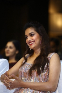 Actress Keerthy Suresh Pics @ Gandhari Musical Video Launch