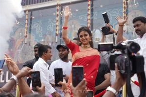 Actress Keerthy Suresh @ CMR Shopping Mall Mancherial Launch