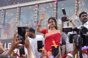 Actress Keerthy Suresh launches CMR Shopping Mall Mancherial Telangana Photos