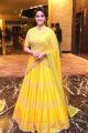 Remo Actress Keerthy Suresh Yellow Saree Photos