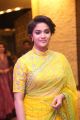 Actress Keerthy Suresh Yellow Saree Photos