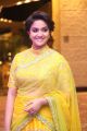 Actress Keerthy Suresh Yellow Saree Photos