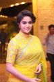 Remo Actress Keerthy Suresh Yellow Saree Photos