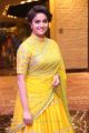 Actress Keerthi Suresh Yellow Saree Photos