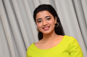 Actress Ketika Sharma Latest Pics in Green Yellow Dress