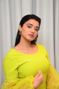 Actress Ketika Sharma Latest Pics in Green Yellow Dress