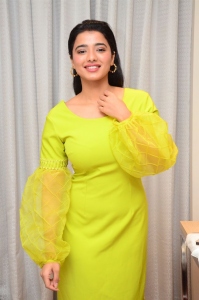 Actress Ketika Sharma Latest Pics in Green Yellow Dress