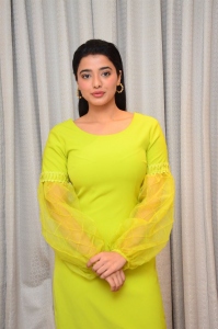 Actress Ketika Sharma in Green Yellow Dress Pics