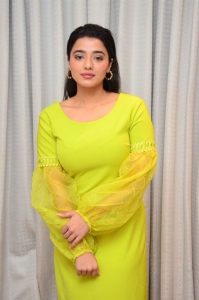 Actress Ketika Sharma Latest Pics in Green Yellow Dress