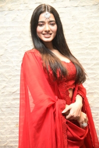 Ketika Sharma Red Lehenga Photos @ Ranga Ranga Vaibhavanga Pre Release