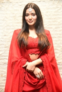 Ketika Sharma Red Lehenga Photos @ Ranga Ranga Vaibhavanga Pre Release