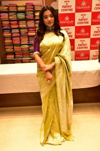 Actress Ketika Sharma in Silk Saree Photos