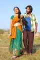 Geetha Pallavi, Raj Virat in Kharjuram Movie Stills