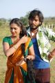 Geetha Pallavi, Raj Virat in Kharjuram Movie Stills