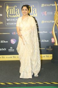 Actress Khushbu Sundar Saree Photos @ IIFA Utsavam 2024 Press Meet