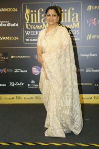 Actress Khushbu Sundar Saree Photos @ IIFA Utsavam 2024 Press Meet