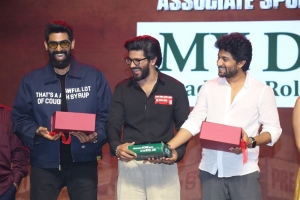 Rana Daggubati, Dulquer Salmaan, Nani @ King of Kotha Pre-Release Event Stills