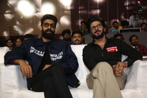 Rana, Dulquer Salmaan @ King of Kotha Pre-Release Event Stills