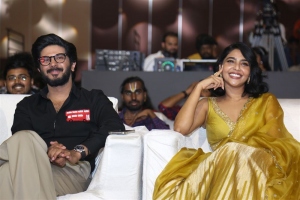 Dulquer Salmaan, Aishwarya Lekshmi @ King of Kotha Pre-Release Event Stills